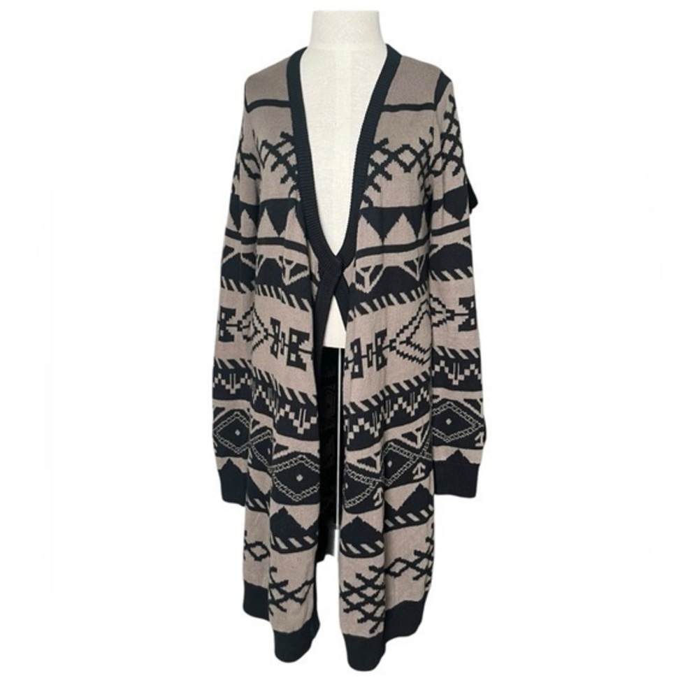 O'Neill Juniors Cosby Cardigan brown and black size Large.